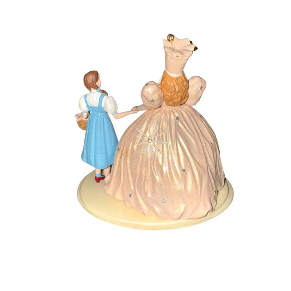 Dorothy & Glinda The Good Witch Ornament & Display Stand Hallmark Keepsake - Picture 7 of 10